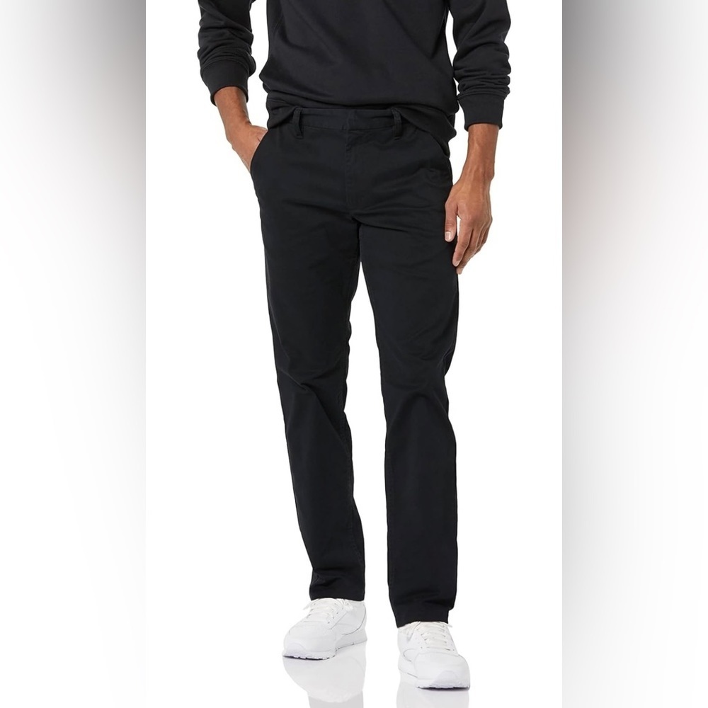 NWT Amazon Men's Cotton Slim Chino Pant Size 34x32